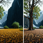 Here are two image prompts for Stable Diffusion XL: