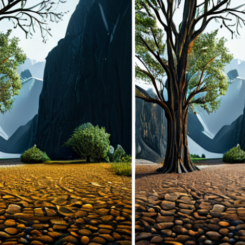 Here are two image prompts for Stable Diffusion XL: