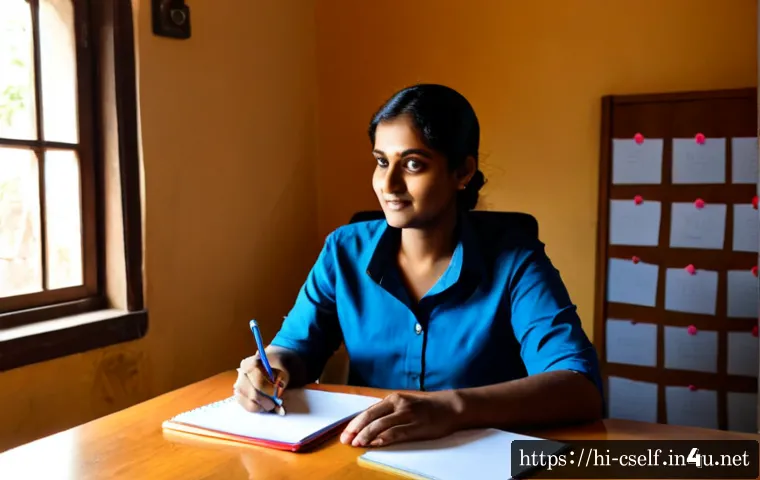 자기주도학습코치의 성장 비결 연구 - Photorealistic Indian self-directed learning coach in a bright, welcoming study room, guiding a focu...
